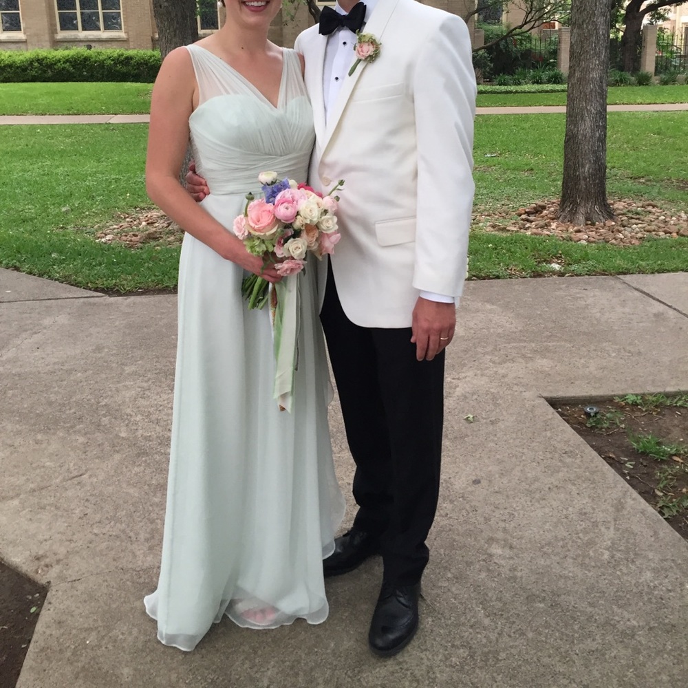 Bridesmaid Dress - soft mint green